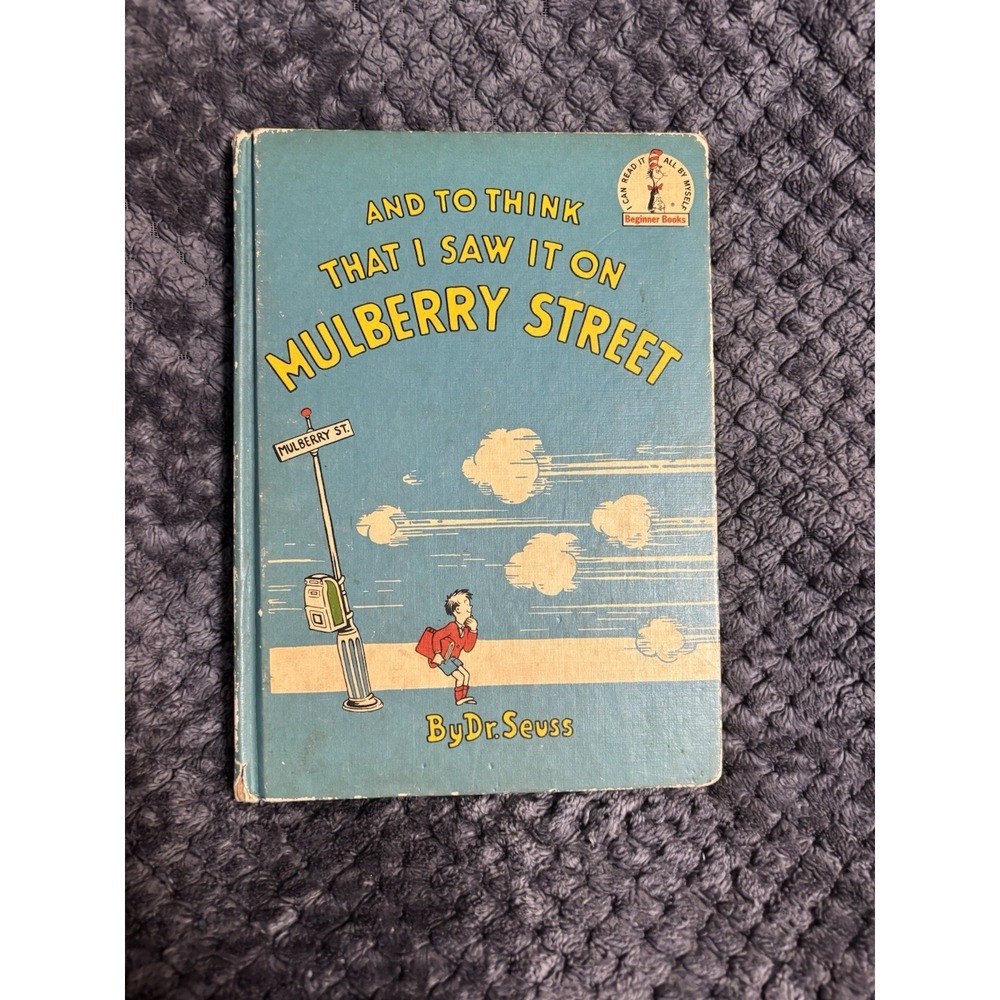And To Think That I Saw It On Mulberry Street Book Dr. Seuss Book Club Edition